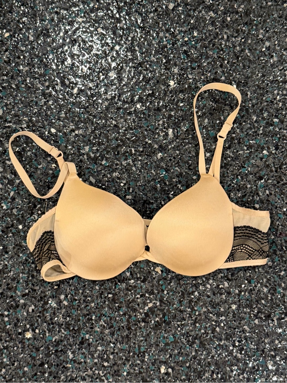 Maidenform Love the Lift Push Up & In Satin Plunge Underwire Bra DM9900  36A
